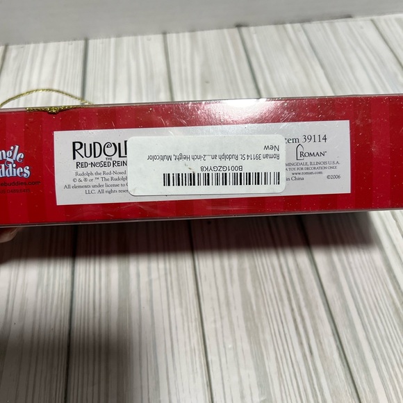 PREOWNED**SET OF 4 RUDOLPH JINGLE BELL BUDDIES ORNAMENTS - Picture 5 of 5